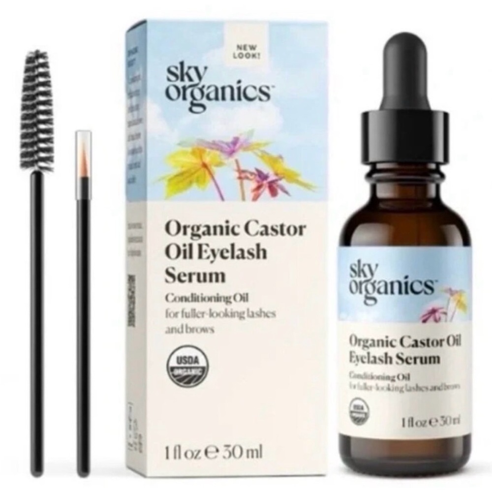 Sky Organics Organic Castor Oil Eyelash Serum